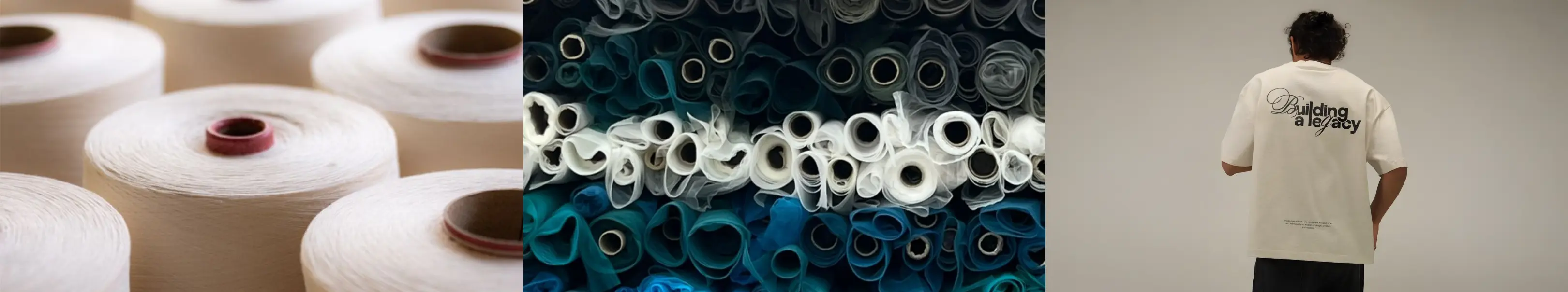 Yarn → Fabric → Garment
